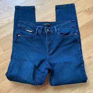 Ivanka Trump Mid Rise Skinny Ankle Blue Jeans - Size 8